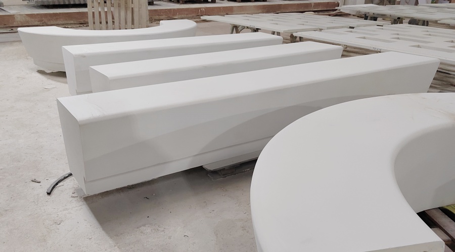 GRC坐凳廠家-惠州大亞灣石化區(qū)綜合能源站GRC樹池坐凳應用