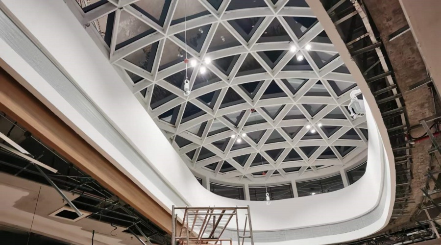 河北張家口展覽館GRG造型與飾紀(jì)上品合作成功