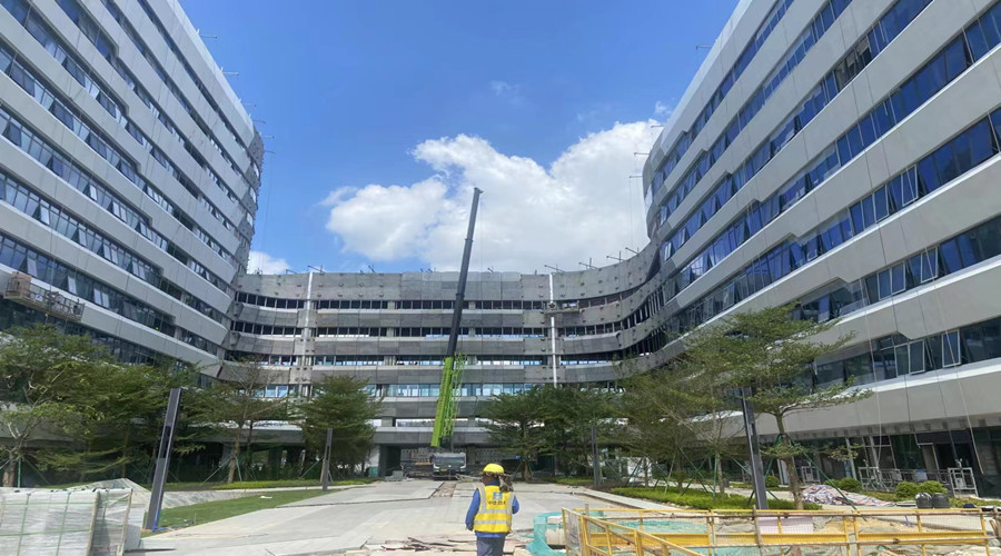 花都區中山大學附屬仁濟醫院GRC外墻掛板工程案例 花都區中山大學附屬仁濟醫院GRC外墻掛板工程案例