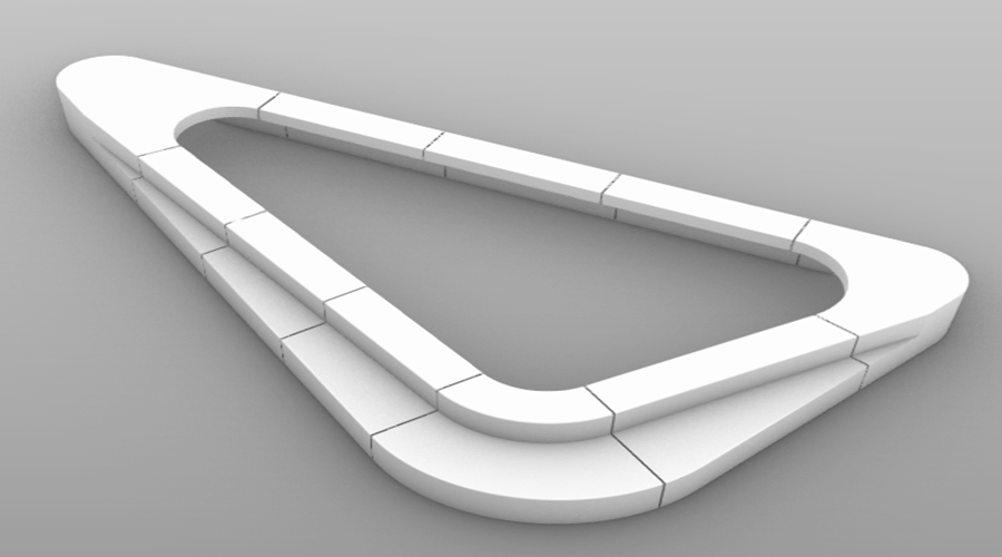 UHPC坐凳樹池 UHPC坐凳樹池