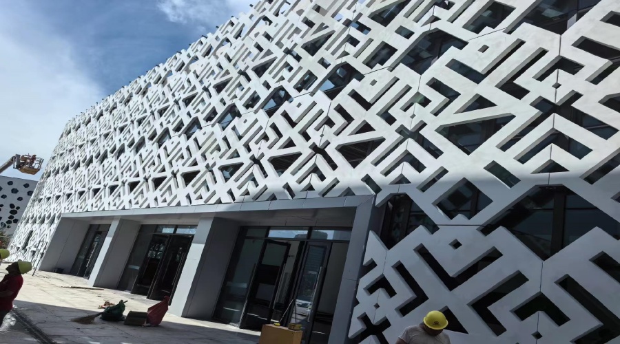 海南陵水體育中心UHPC幕墻圖騰板 海南陵水體育中心UHPC幕墻圖騰板