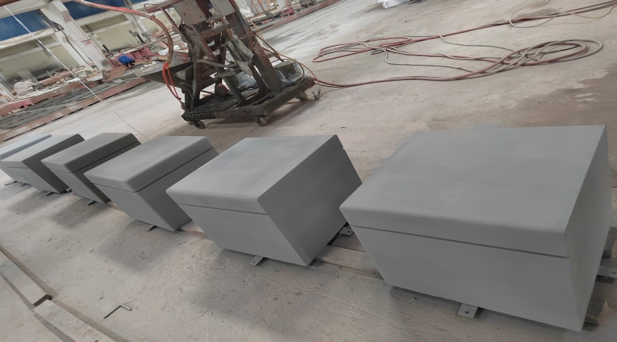 GRC清水混凝土坐凳 GRC清水混凝土坐凳