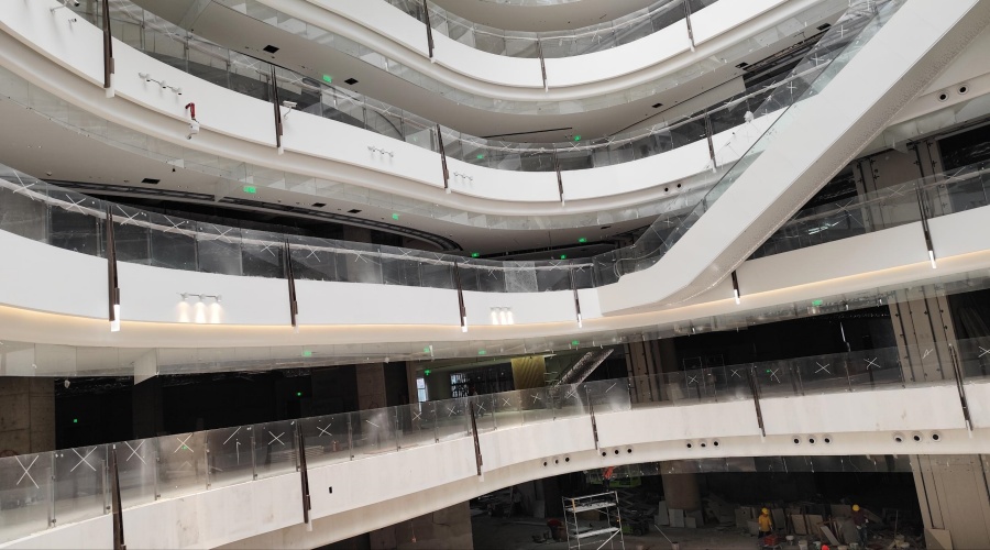 廣州金融城君超商場(chǎng)GRG中庭攔河 廣州金融城君超商場(chǎng)GRG中庭攔河