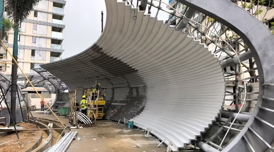 海南三亞海棠灣景觀GRC柱子造型工程案例 海南三亞海棠灣景觀GRC柱子造型工程案例