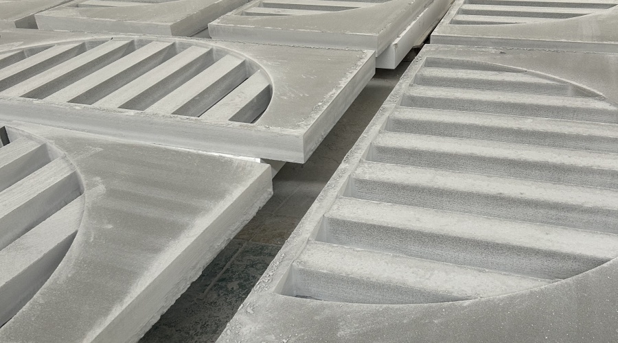 印尼清真寺發泡陶瓷安窗套線條